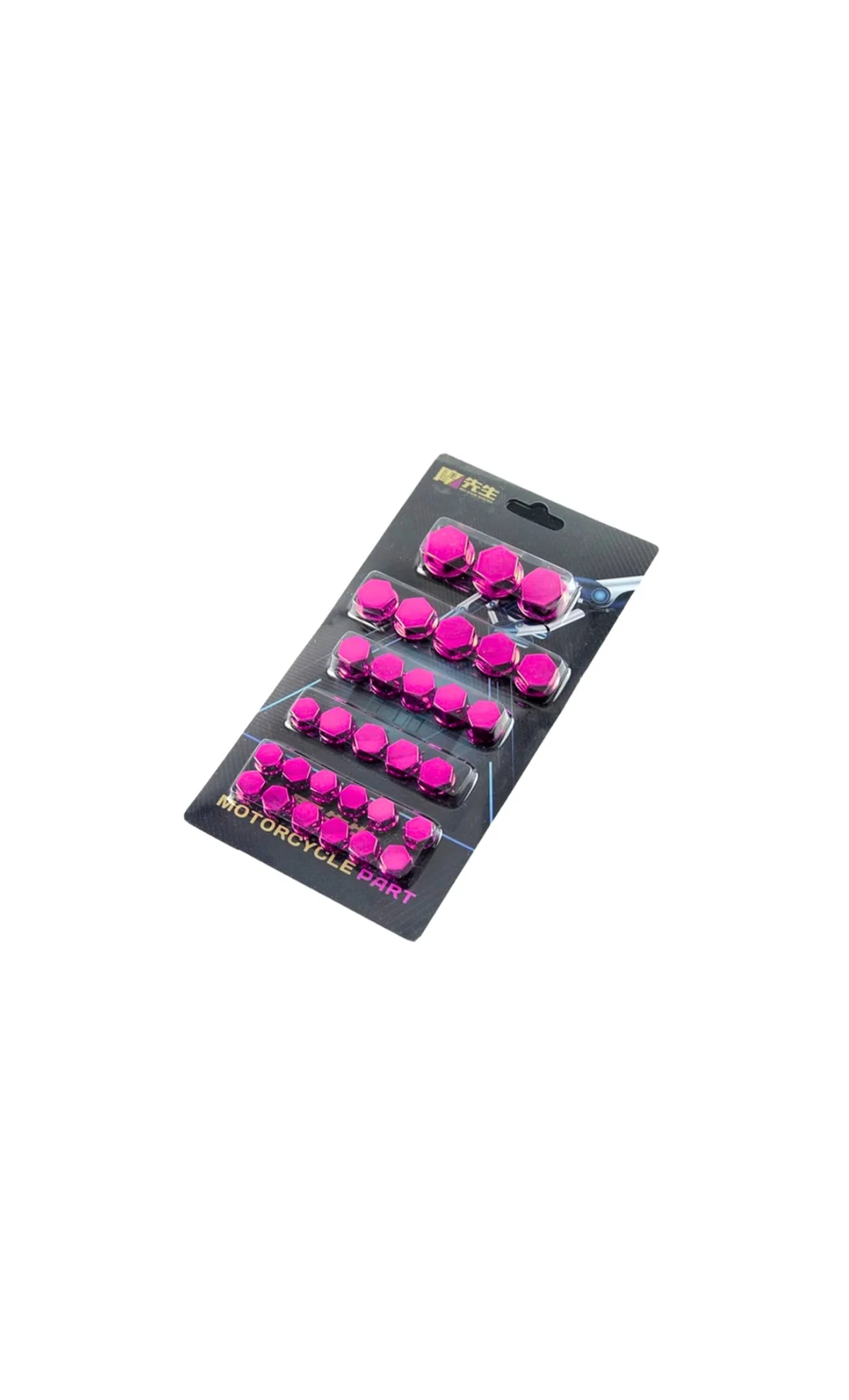 kit cubre tornillo fucsia